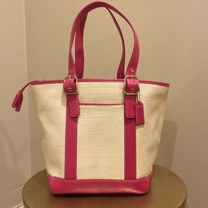 Coach Pink tote bag